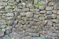 Old castle wall. Stone wall Royalty Free Stock Photo