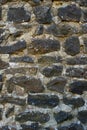 Old church stone wall texture background. The texture of the stone wall. Part of stone gray wall for texture Royalty Free Stock Photo