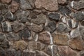 Texture of stone wall, part of a stone wall, for background Royalty Free Stock Photo