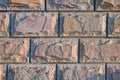 The texture of a stone wall of rectangular stones