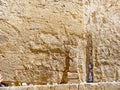 The Western Wall, (Wailing Wall) Jerusalem, Israel Royalty Free Stock Photo