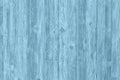 Texture and structure of wooden light blue background, macro. Backdrop from grunge painted wood material Royalty Free Stock Photo