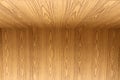 Texture of teak wood floor and wallpaper background