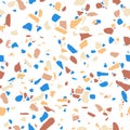 Texture Terrazzo Floor, abstract colorful seamless pattern. Marble tile surface area