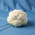 Texture to the cauliflower\'s bumpy surface. The lighting highlights the Royalty Free Stock Photo
