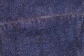 The texture of the towel and dark blue as the background. Royalty Free Stock Photo