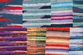 Texture of traditional colorful rug textile. Ethnic design Royalty Free Stock Photo