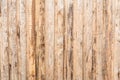 The texture of the tree, the wall, the floor are made of natural wood, the boards have poor-quality processing, many fibers Royalty Free Stock Photo