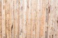 The texture of the tree, the wall, the floor are made of natural wood, the boards have poor-quality processing, many fibers Royalty Free Stock Photo