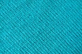 Texture of Turquoise Blue Colored Alpaca Knitted Wool Fabric in Diagonal Patterns