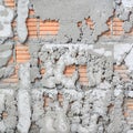 Texture of uneven cement wall Royalty Free Stock Photo