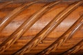 Texture - varnished carved wood