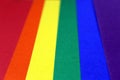 Texture vibrant multicolored colors gay symbol lined with paper