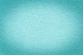 Texture of vintage light blue paper gradient background with dark vignette. Structure of dense craft cerulean cardboard Royalty Free Stock Photo