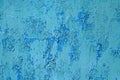 Texture of vintage painted blue iron wall background Royalty Free Stock Photo