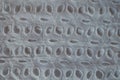 Texture of white eyelet embroidery cotton fabric