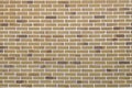 Texture of the wall, lined with smooth facing bricks Royalty Free Stock Photo