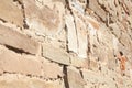 Texture. Wall lined with stone wild Royalty Free Stock Photo