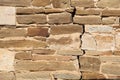 Texture. Wall lined with stone wild Royalty Free Stock Photo