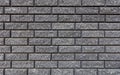 Texture of a wall from a gray brick