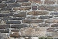 Texture of a wall made of old stones Royalty Free Stock Photo