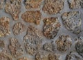 Texture of a wall made of old stones Royalty Free Stock Photo