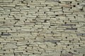 The texture of a wall made of stone slate Royalty Free Stock Photo