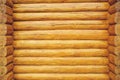 Texture wall made of wooden logs Royalty Free Stock Photo