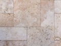 texture of the wall of natural stone, travertine, sandstone and marble Royalty Free Stock Photo