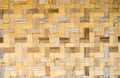 Texture of the Wall of traditional Vietnamese bamboo hut