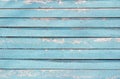 The texture of the walls of the old wooden house,blue wood background with peeling paint Royalty Free Stock Photo