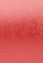 Texture of Water Droplets on Chilled Drink Glass in Gradient Red Color Royalty Free Stock Photo