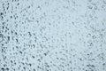 texture of water droplets on a double pane or window. abstraction background.