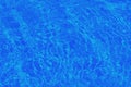 The texture of the water in the pool deep blue, background Royalty Free Stock Photo