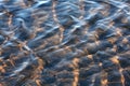 Texture water with small waves of blue