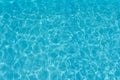 Texture of water surface. Overhead view, Swimming pool bottom caustics ripple and flow with waves background Royalty Free Stock Photo