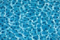 Texture of water in swimming pool Royalty Free Stock Photo