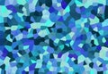 Texture watercolor,blue, snow,  glass, broken glass, shards, pixels, mosaic, sunset bright abstract background print art design Royalty Free Stock Photo