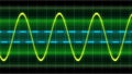 Texture wave oscilloscope Royalty Free Stock Photo