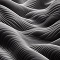 The texture of the wavy surface is wavy and has a pattern of wavy lines, A sand dune with a pattern of waves and the word quot wav Royalty Free Stock Photo