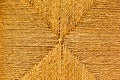 The texture of the weave of straw and twigs vines Royalty Free Stock Photo