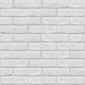 Texture white brick wall for exterior, interior, website, background, graphic design. Vector illustration. Seamless Royalty Free Stock Photo
