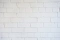 Texture of a white brick wall. Royalty Free Stock Photo