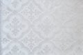 The texture on the white fabric. pattern for decoration. Royalty Free Stock Photo