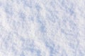 Texture of the white fluffy snow for background