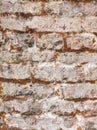 White brick wall texture sorrounded by red brick colloring Royalty Free Stock Photo