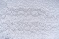 Texture of white snow on the wall outside in winter Royalty Free Stock Photo