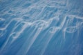 Texture of wind blown snow in winter Royalty Free Stock Photo