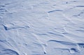 Texture of winter snow surface. Blue natural snow background Royalty Free Stock Photo