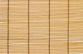 Texture wood blinds stitched rope. Identical strips of wood